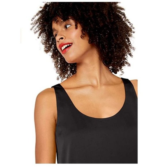 J.Crew Mercantile Sateen Tank Top Black Medium - Picture 3 of 8